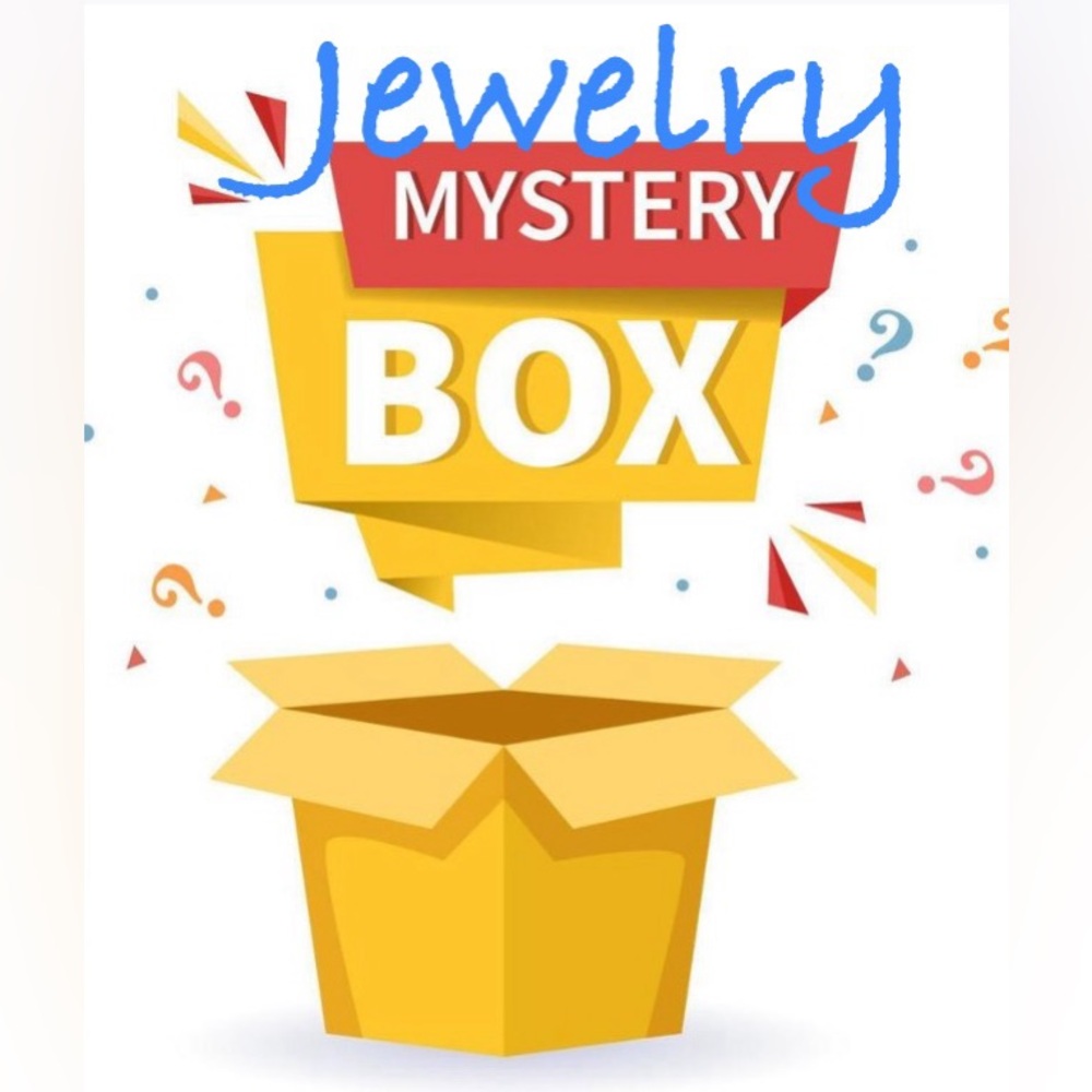 NEW TEN Piece Jewelry Mystery Box / Grab Bag in Goldtone!
